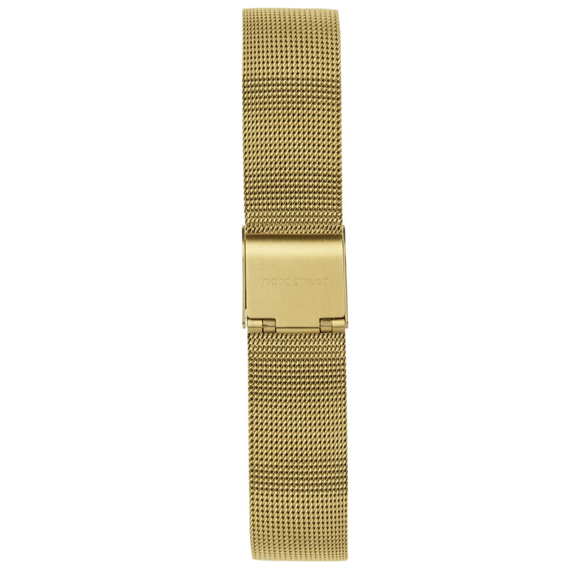 Analogue Watch - Nordgreen Philosopher Gold Mesh 36mm Gold Brushed Metal Dial Watch