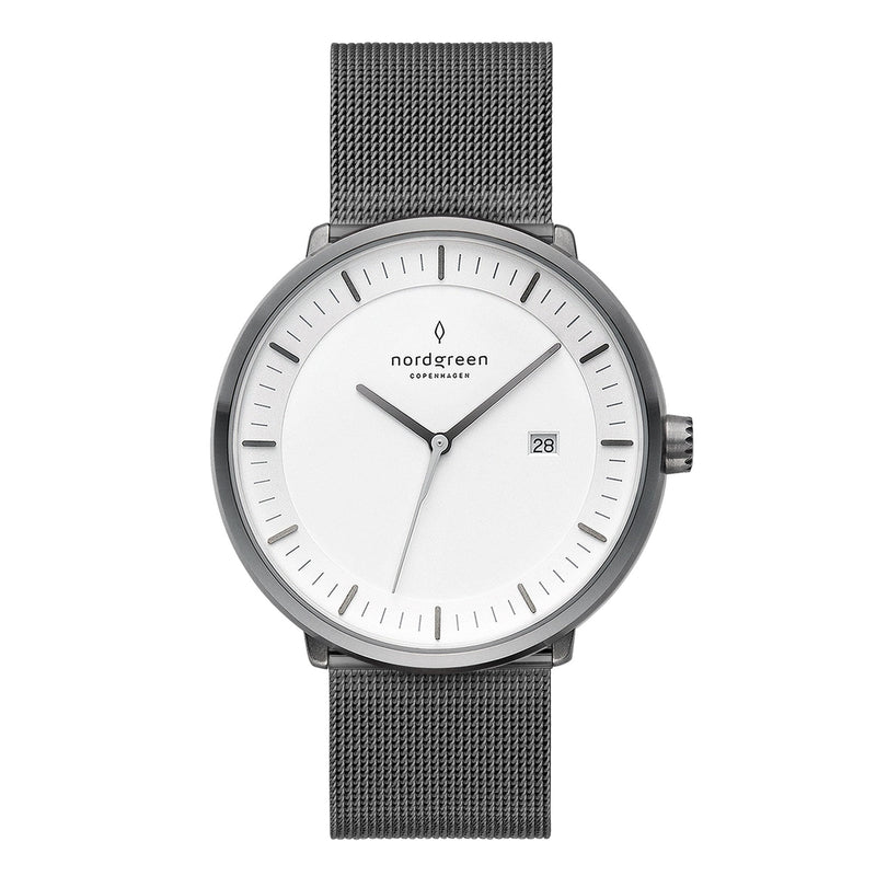Analogue Watch - Nordgreen Philosopher Gun Metal 36mm Gun Metal Case Watch