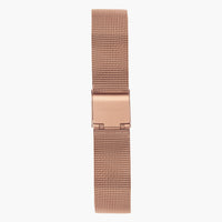 Analogue Watch - Nordgreen Philosopher  Rose Gold Mesh 36mm Rose Gold Brushed Metal Dial Watch
