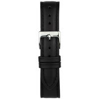 Analogue Watch - Nordgreen Pioneer Black Leather 42mm Silver Case Watch