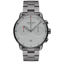 Analogue Watch - Nordgreen Pioneer Gun Metal Stainless Steel 42mm Gun Metal Case Watch