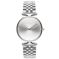 Analogue Watch - Nordgreen Unika Silver Stainless Steel 28mm Silver Case Watch