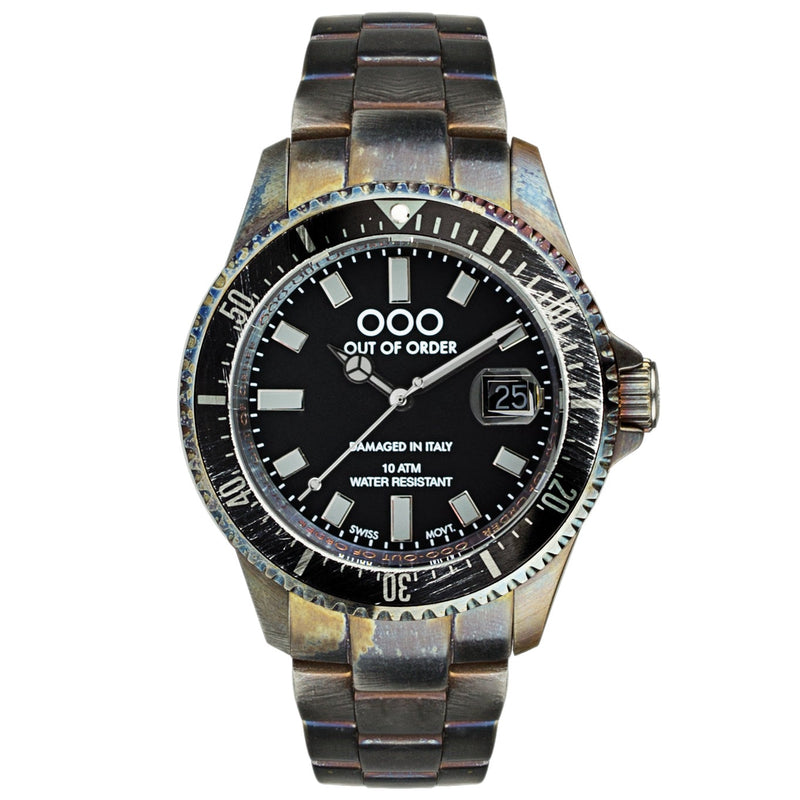 Analogue Watch - Out Of Order Men's Black Casanova Watch OOO.001.18-NE.GR