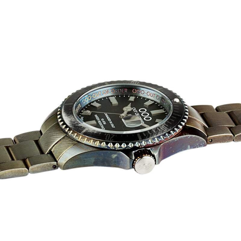 Analogue Watch - Out Of Order Men's Black Casanova Watch OOO.001.18-NE.GR