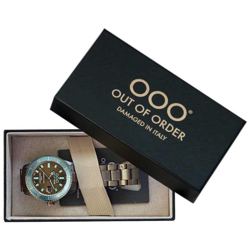 Analogue Watch - Out Of Order Men's Brown Casanova Watch OOO.001.18-TU.MS