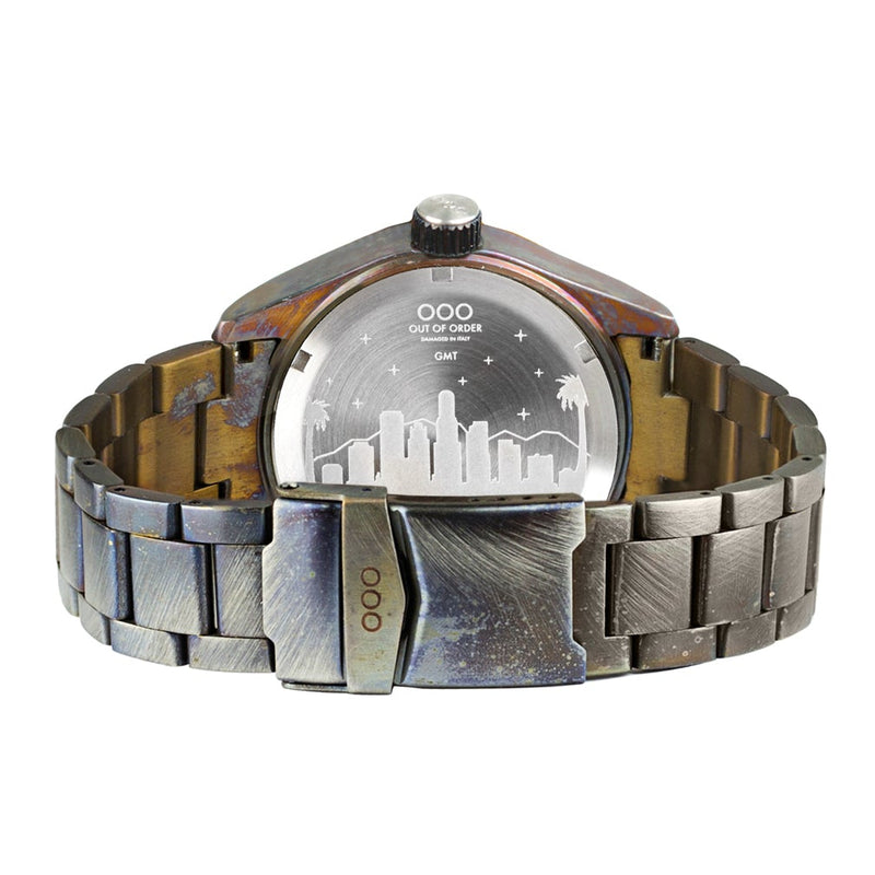 Analogue Watch - Out Of Order Men's Multi-Color GMT Los Angeles Watch OOO.001-19.LA