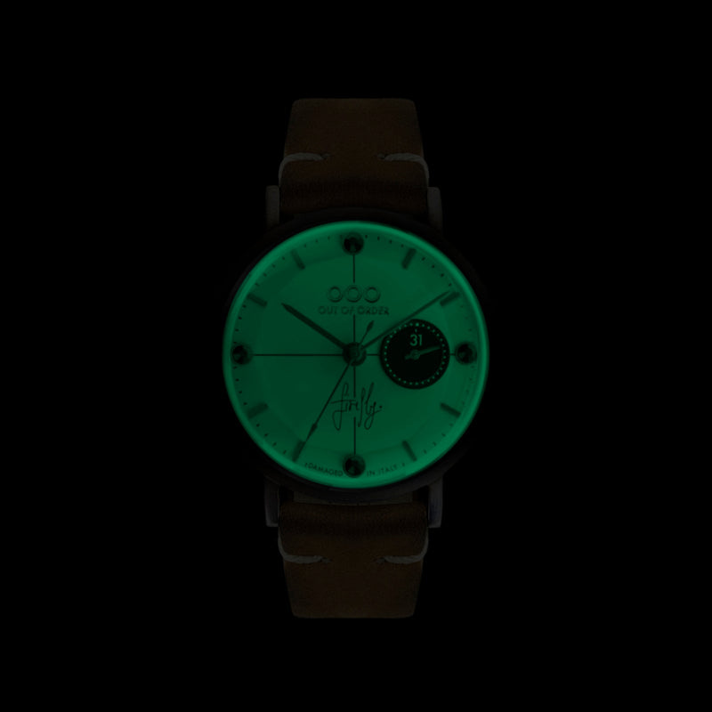 Analogue Watch - Out Of Order Women's Brown Firefly 36 Watch OOO.001-7.CR