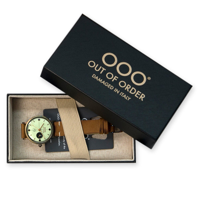 Analogue Watch - Out Of Order Women's Brown Firefly 36 Watch OOO.001-7.CR