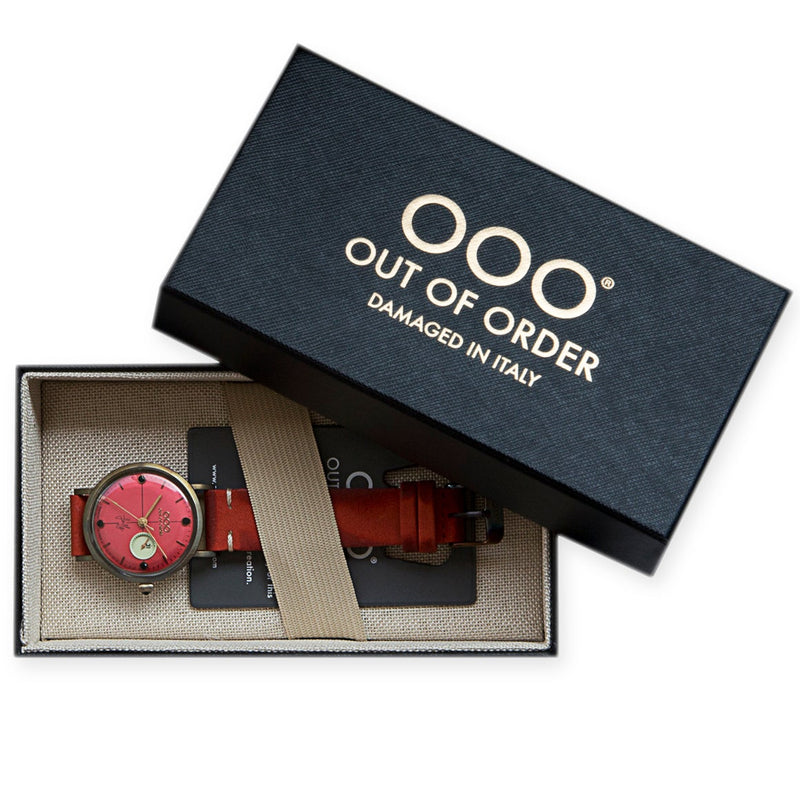 Analogue Watch - Out Of Order Women's Red Firefly 36 Watch OOO.001-7.RS