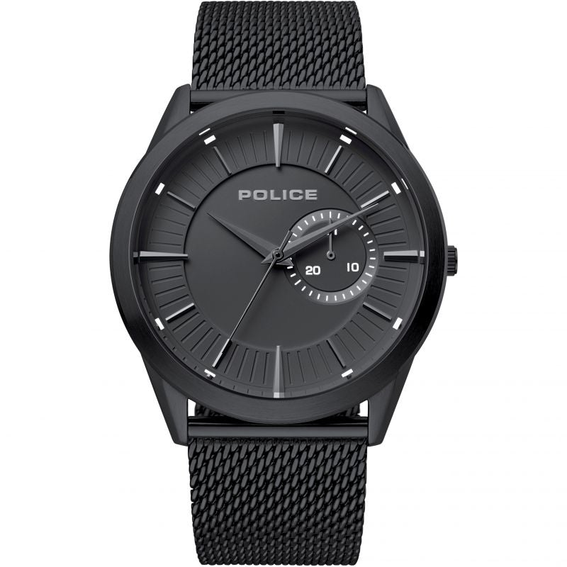 Analogue Watch - Police Black Helder Watch 15919JSB/02MM