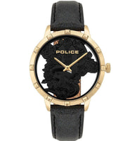 Analogue Watch - Police Black Montre Marietas Watch 16041MSG/02