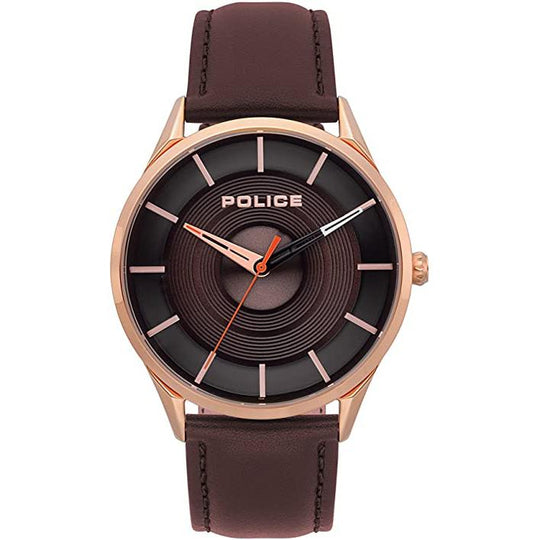 Police Brown Burbank Watch 15399JSR/12