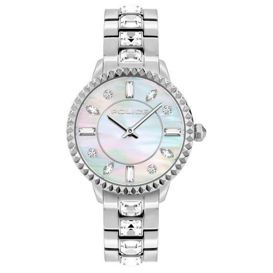 Police Silver Mopion Watch 16036BS/28M