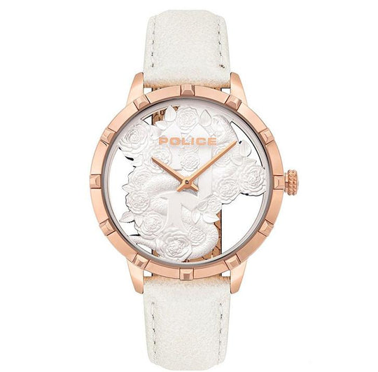 Police White Montre Marietas Watch 16041MSR/01