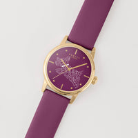 Analogue Watch - Radley Calligraghy Ladies Purple Watch RY21628A-SET