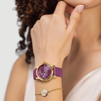 Analogue Watch - Radley Calligraghy Ladies Purple Watch RY21628A-SET