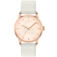 Analogue Watch - Radley Calligraghy Ladies Rose Gold Watch RY21624A
