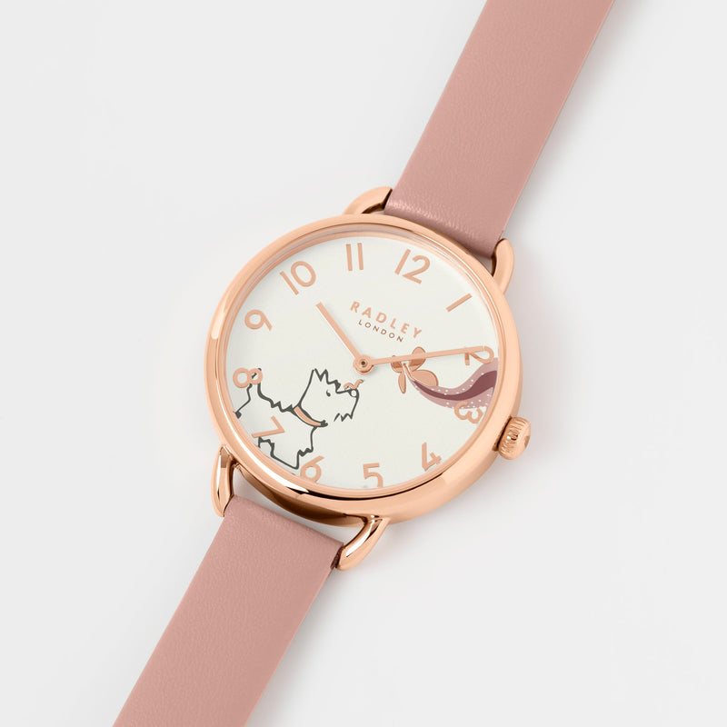 Analogue Watch - Radley Fashion Ladies Pink Watch RY21472