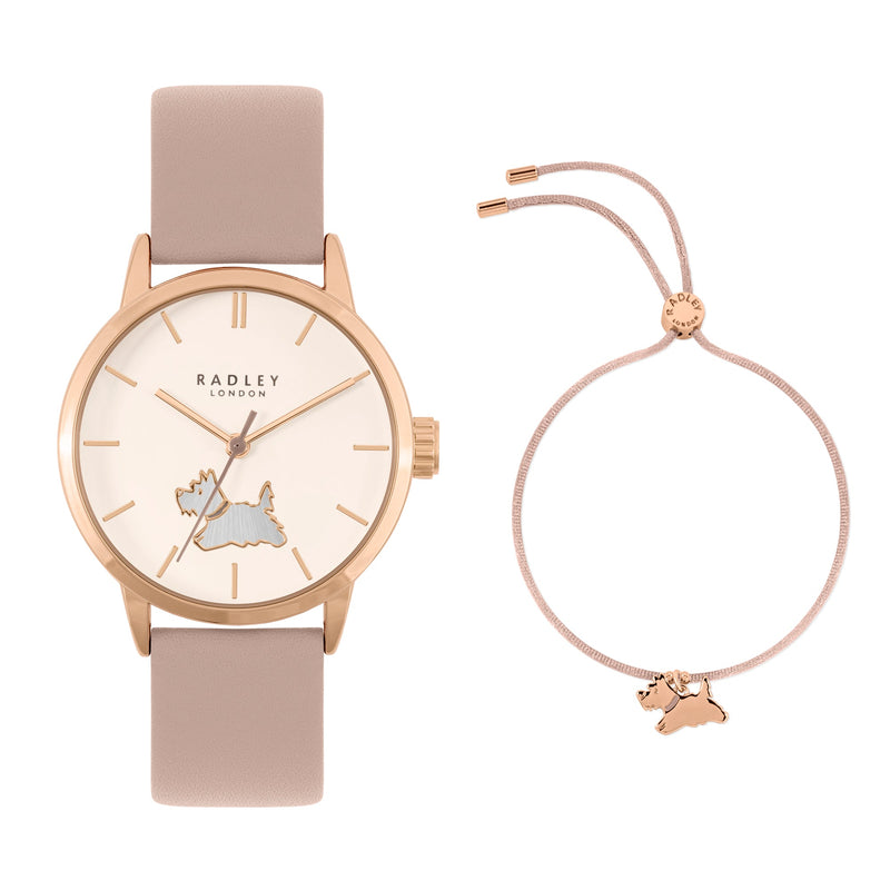 Analogue Watch - Radley Mackay Road Ladies Rose Gold Watch RY21640A-SET