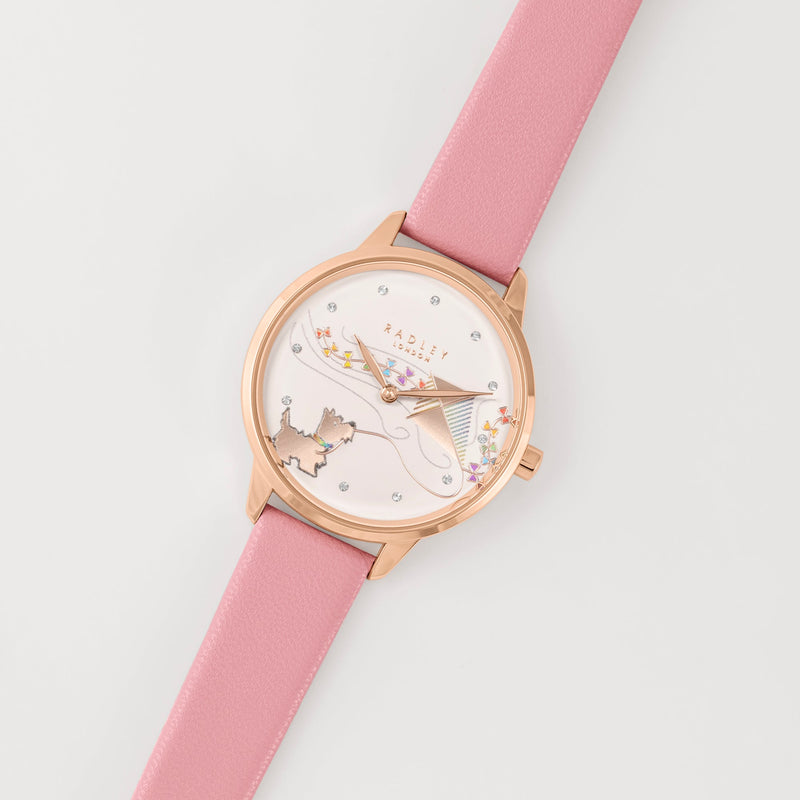 Analogue Watch - Radley  Responsible Ladies Pink Watch RY21604