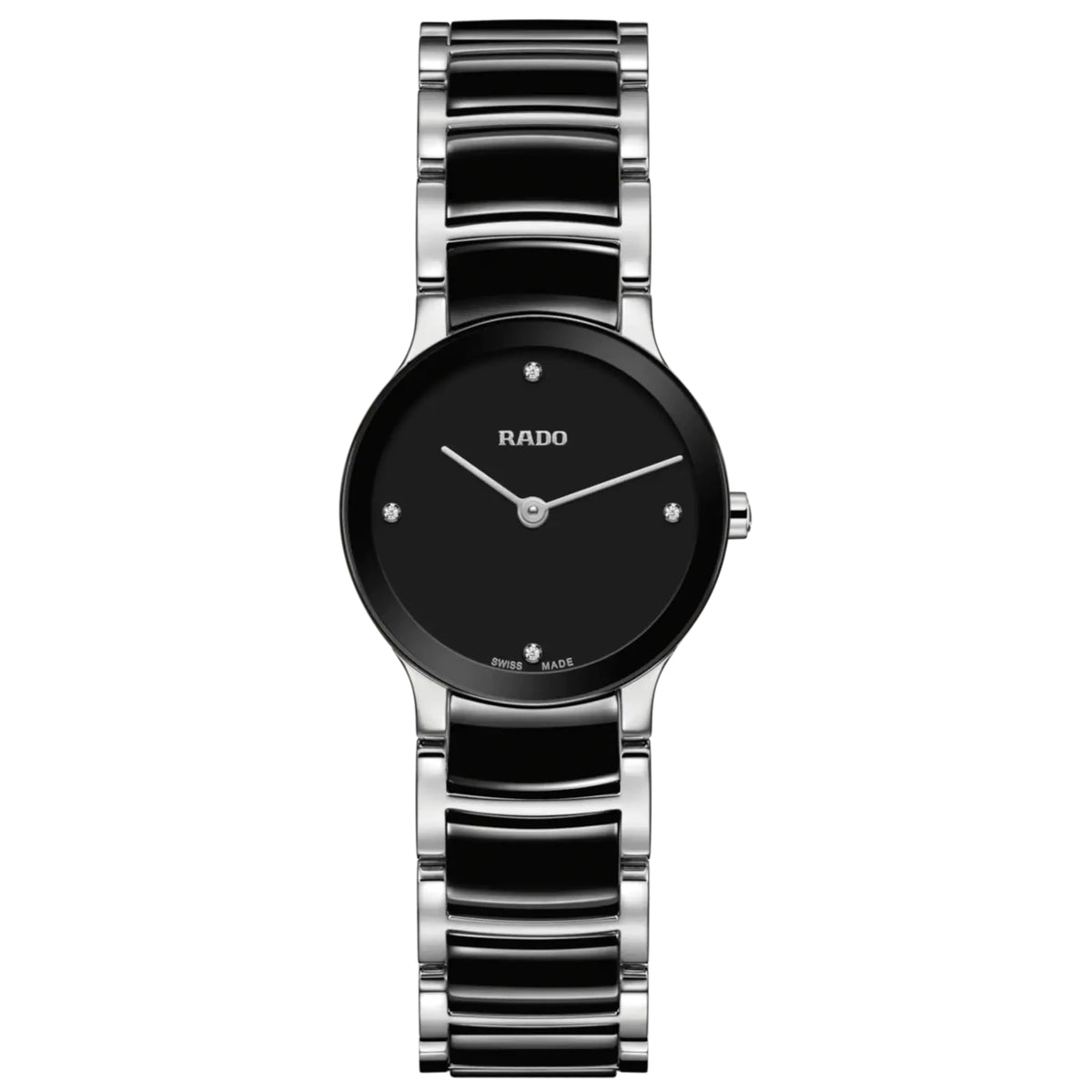 Rado Centrix Diamonds Ladies Black Watch R30191712 from WatchPilot™