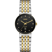 Analogue Watch - Rado Florence Classic Diamonds Ladies Black Watch R48913743