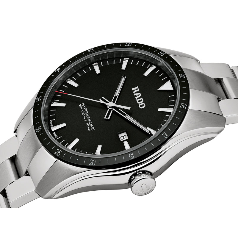 Analogue Watch - Rado HyperChrome Men's Black Watch R32502153