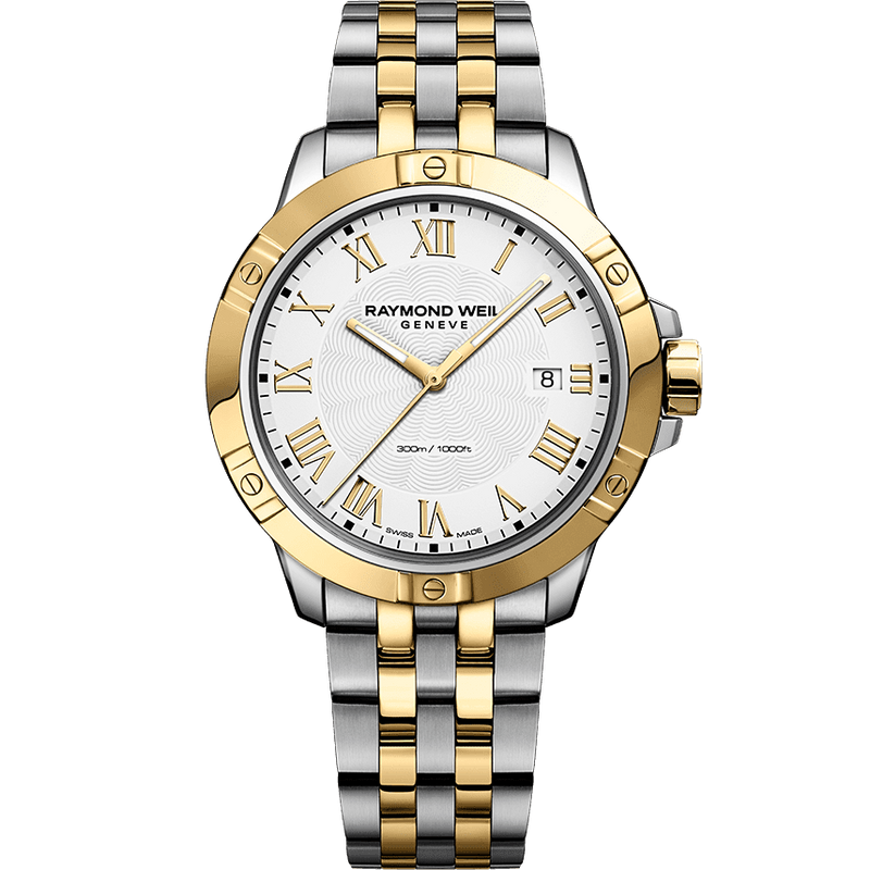Analogue Watch - Raymond Weil Tango Men's Two-Tone Watch 8160-STP-00308