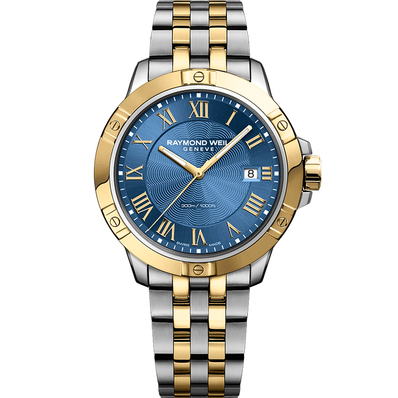 Analogue Watch - Raymond Weil Tango Men's Two-Tone Watch 8160-STP-00508