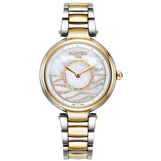 Roamer 600857 47 15 50 Lady Mermaid Steel Two-Tone Gold Watch