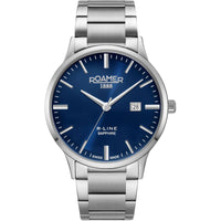 Analogue Watch - Roamer 718833 41 45 70 R-Line Classic Men's Blue Watch