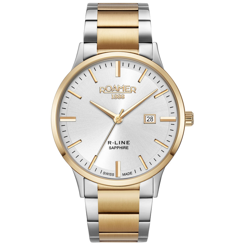 Analogue Watch - Roamer 718833 48 15 70 R-Line Classic Men's Two-Tone Watch