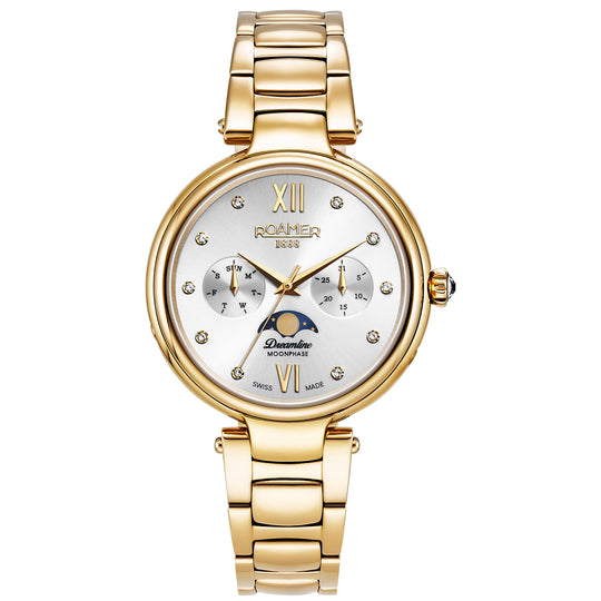 Roamer 858801 48 29 50 Dreamline Ladies Gold Watch