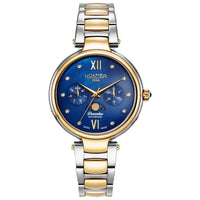 Analogue Watch - Roamer 858801 48 49 50 Dreamline Ladies Two-Tone Rose Gold Watch