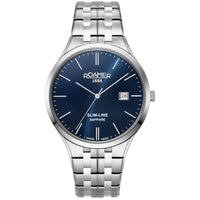 Analogue Watch - Roamer Men's Blue Slim-Line Classic Watch 512833 41 45 20