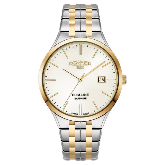 Roamer Men's Two Tone Slim-Line Classic Watch 512833 47 35 20