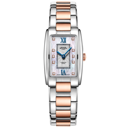 Rotary Cambridge Ladies White Watch LB05437/07/D
