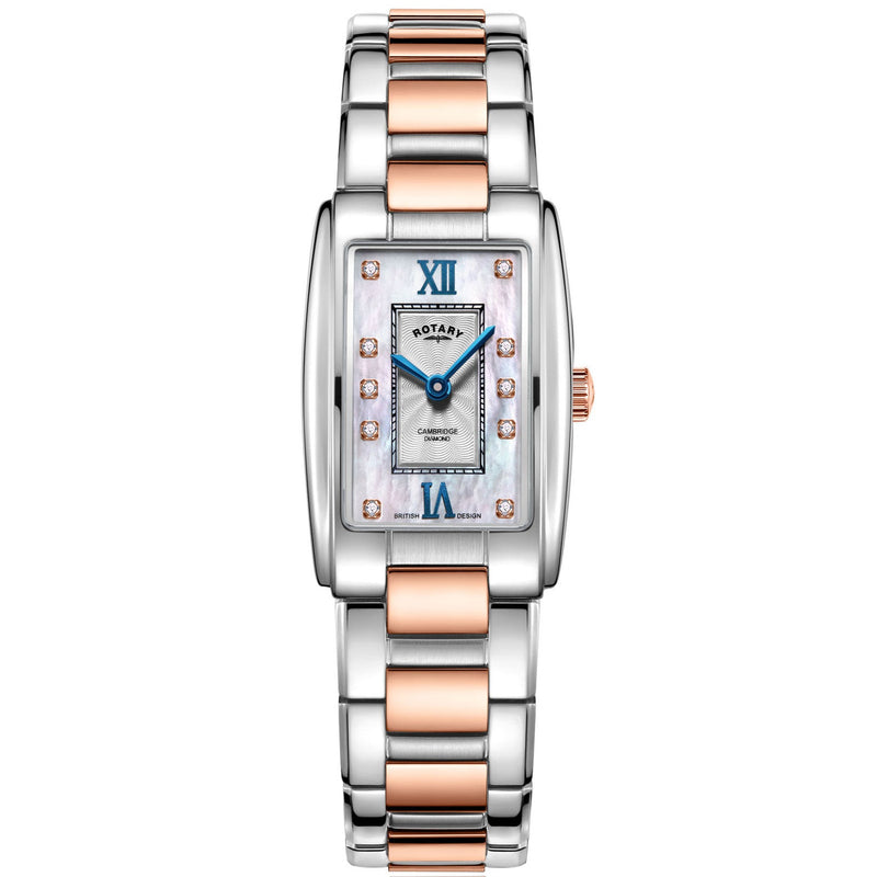 Analogue Watch - Rotary Cambridge Ladies White Watch LB05437/07/D