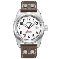 Analogue Watch - Rotary Commando Pilot Men's Brown Watch GS05470/18