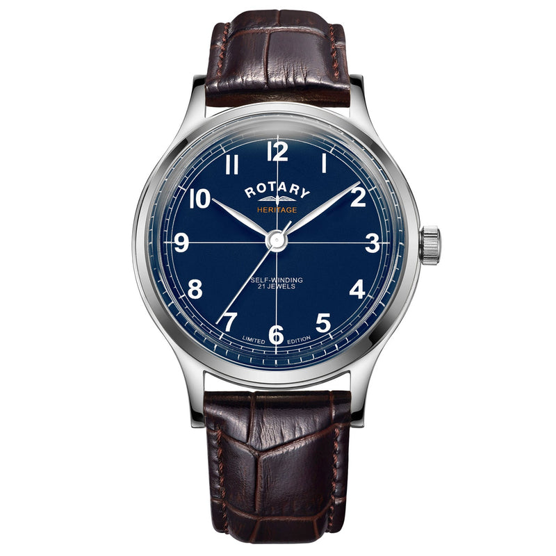 Analogue Watch - Rotary Heritage Men's Blue Watch GS05125/05