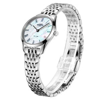 Analogue Watch - Rotary Ultra Slim Ladies Silver Watch LB08010/41