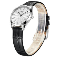 Analogue Watch - Rotary Ultra Slim Ladies Silver Watch LS08010/01