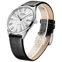 Analogue Watch - Rotary Ultra Slim Men's Silver Watch GS08010/01