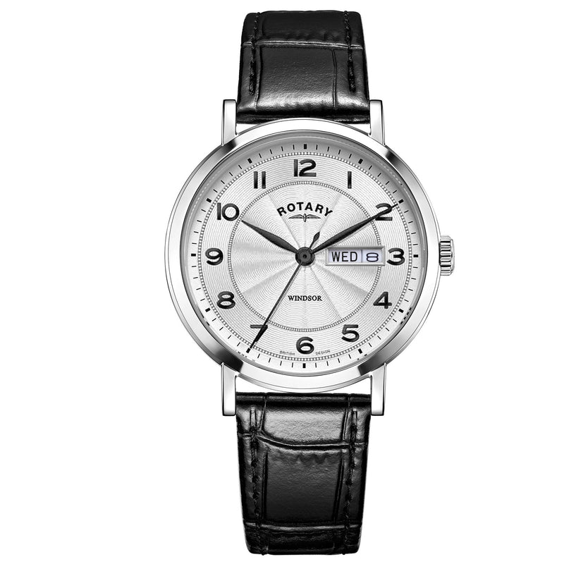 Analogue Watch - Rotary Windsor Men's Silver Watch GS05420/22