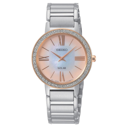 Seiko Ladies Orange Solar Watch SUP432