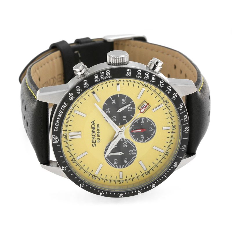 Analogue Watch - Sekonda 1395 Velocity Men's Yellow Watch