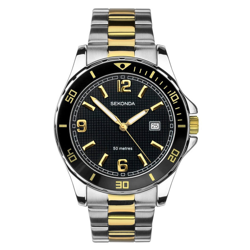 Analogue Watch - Sekonda 1581 Men's Two-Tone Watch