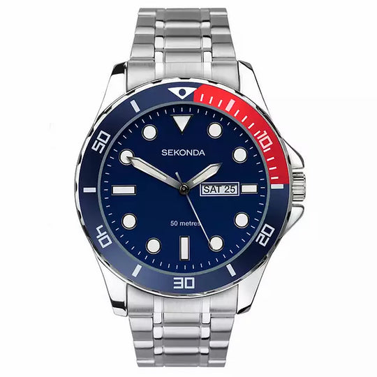 Sekonda 1607 Men's Blue Watch