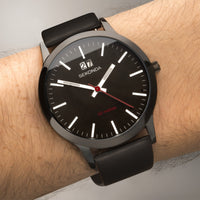 Analogue Watch - Sekonda 1941 Men's Black Nordic  Watch