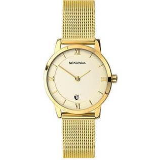 Analogue Watch - Sekonda 2103 Ladies Gold Watch